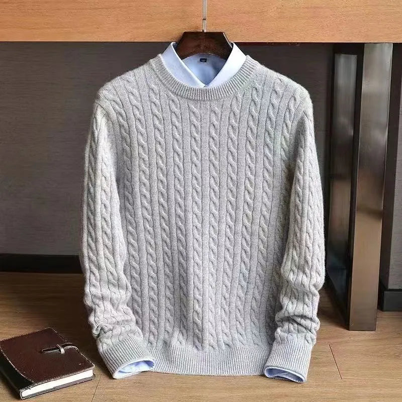 Silvaro Cable Knit Crewneck