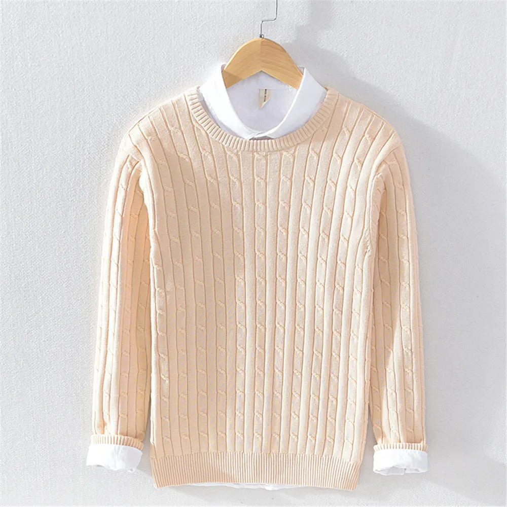 Silvaro Cable Knit Crewneck