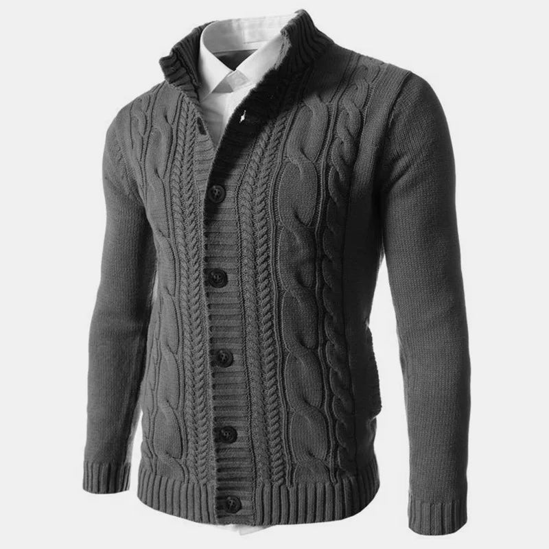 Silvaro Cable Knit Cardigan
