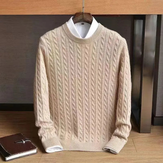 Silvaro Cable Knit Crewneck