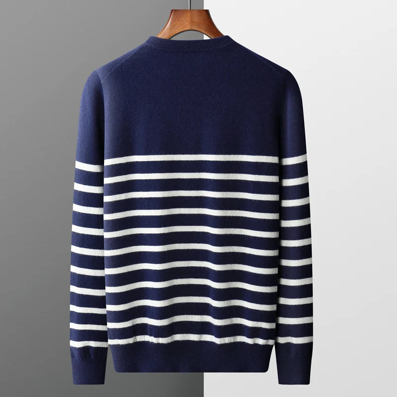 Striped Merino Crewneck