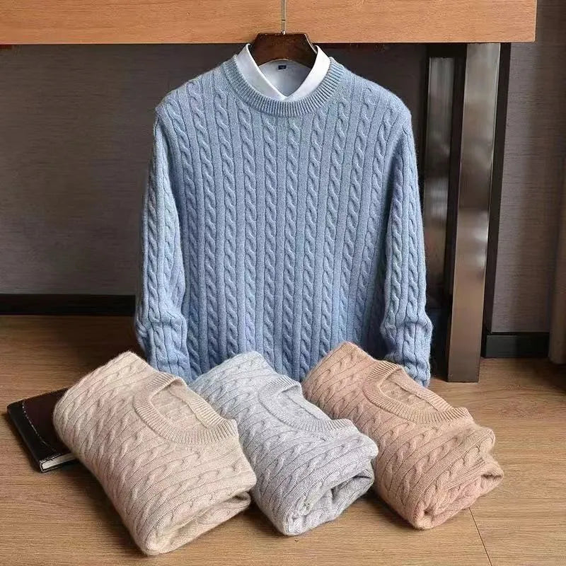 Silvaro Cable Knit Crewneck